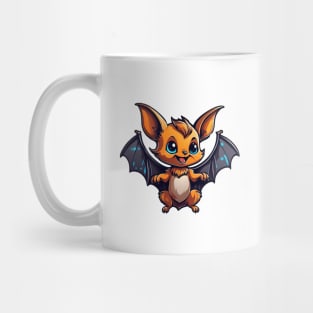 a cute little bat with big wings Mug